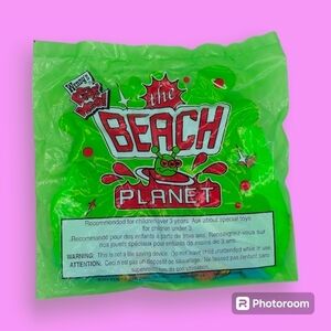 Vintage 1998 Wendy's The Beach Planet Inflatable Kids Meal Toy
